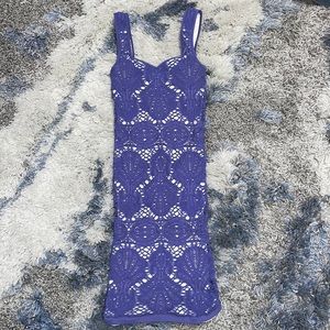 Free People Intimately Purple Bodycon Medallion Dress